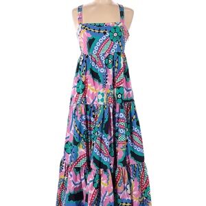 J. Crew Multicolor Patterned Maxi Dress